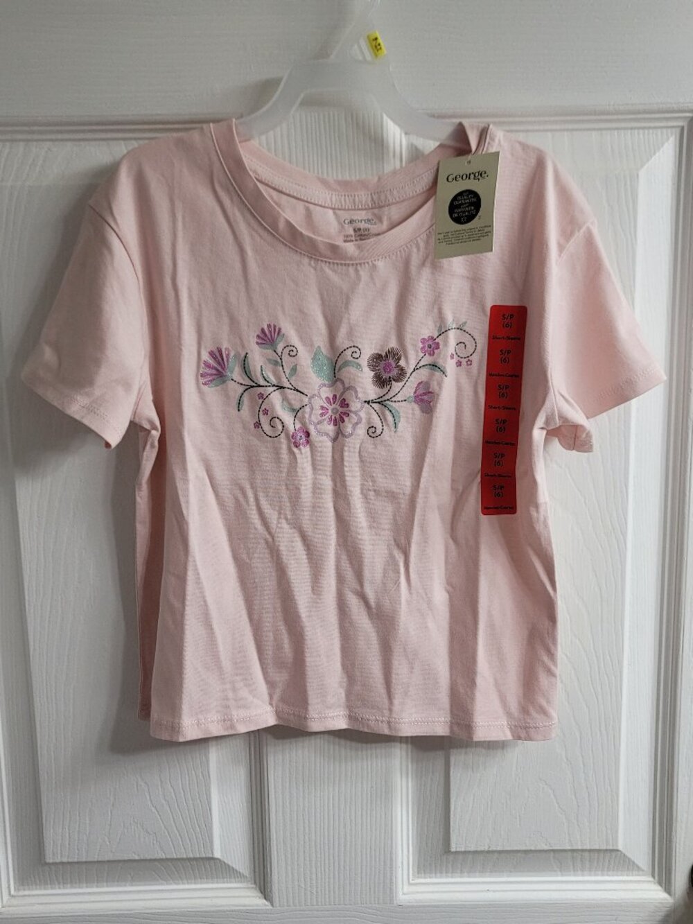 #863 NWT George Floral Shirt sz 6
